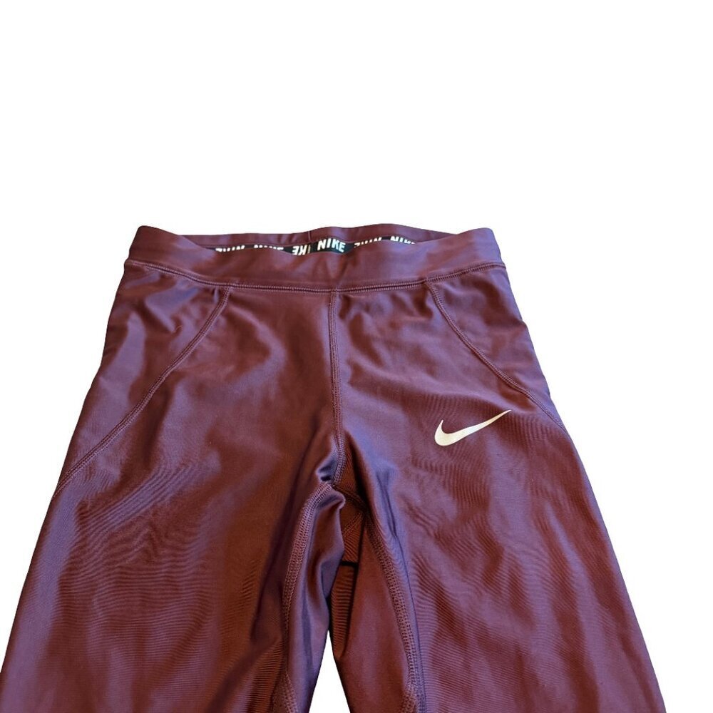 Nike Dri-Fit Nike High-Waisted 7/8 Length Running Leggings Tights Size XS Womens - Picture 2 of 12